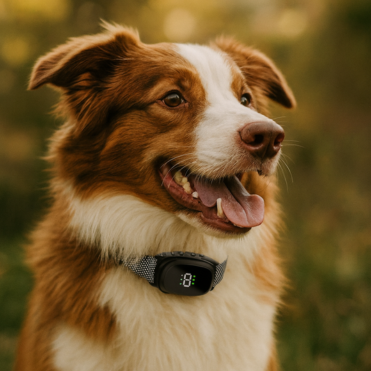 Collier Anti-Aboiement Intelligent avec Écran LED